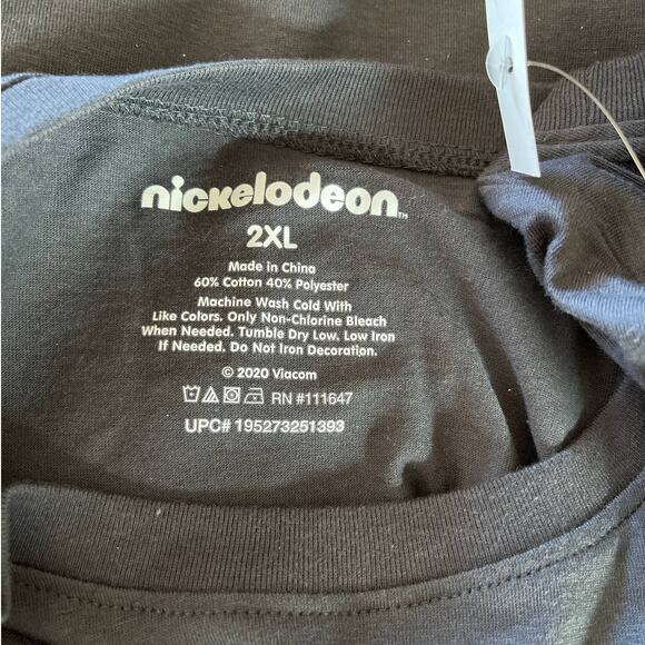 Nickelodeon Womens Gray Short Sleeve Round Neck Casual Pullover T-Shirt NEW 2XL - Picture 6 of 9